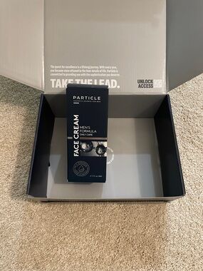 Particle Face Cream Men's Formula - Navy with Silver Detailing